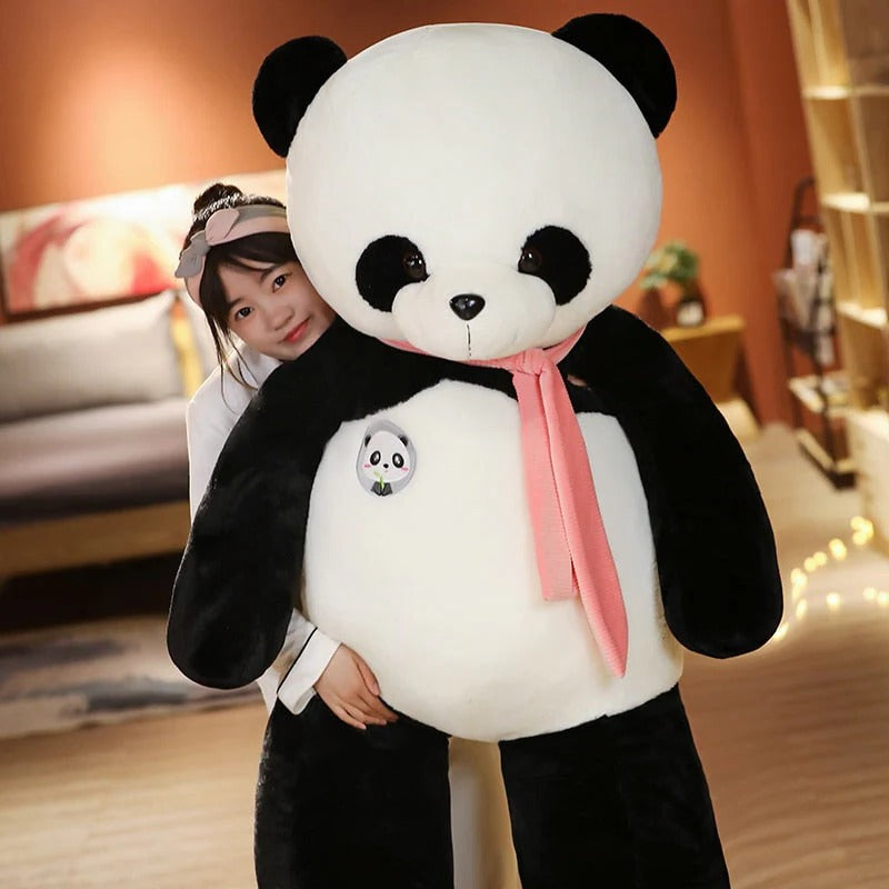 Extra-Large Cozy Panda Plush Companion