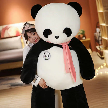 Extra-Large Cozy Panda Plush Companion
