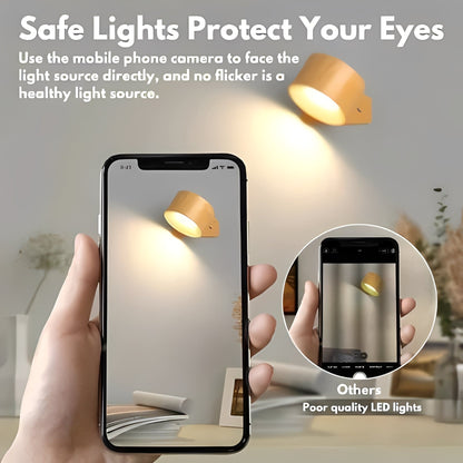 Versatile Wireless LED Light with 360-Degree Rotation