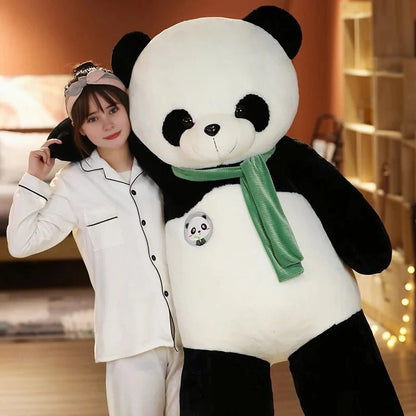 Extra-Large Cozy Panda Plush Companion