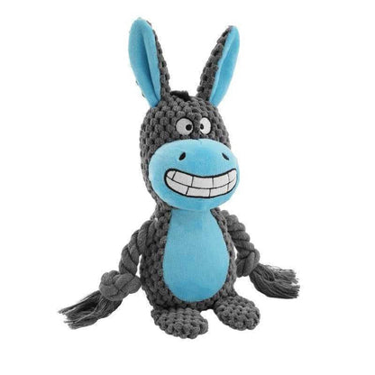 Durable Octopus Dog Chew Toy with Squeaker and Crinkle Sounds
