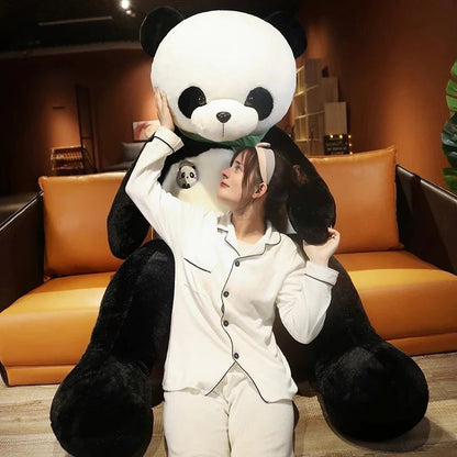 Extra-Large Cozy Panda Plush Companion