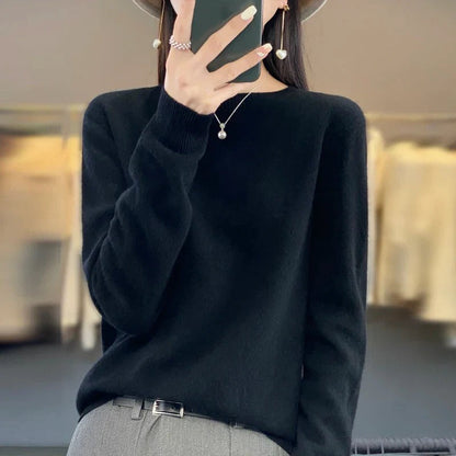 Essential Lightweight Crewneck Sweater for Women