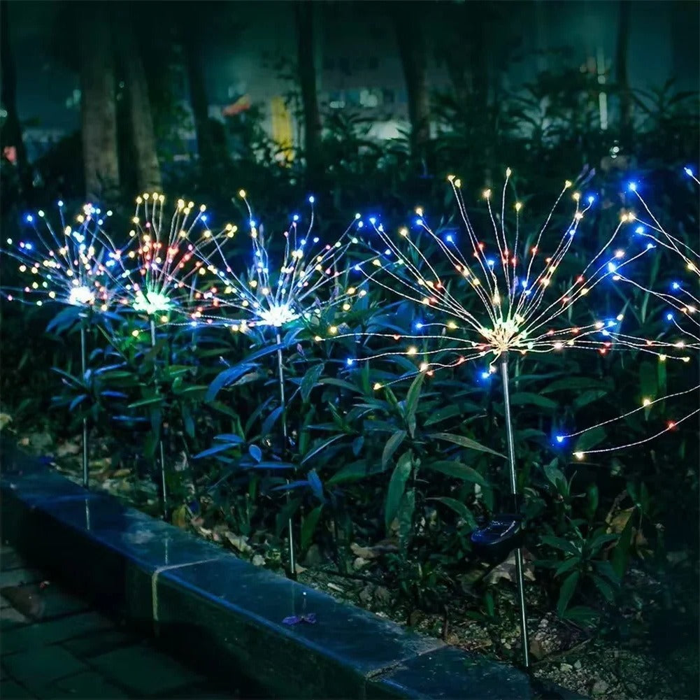 Radiant Solar Burst Garden Light with 90 or 150 LED Options