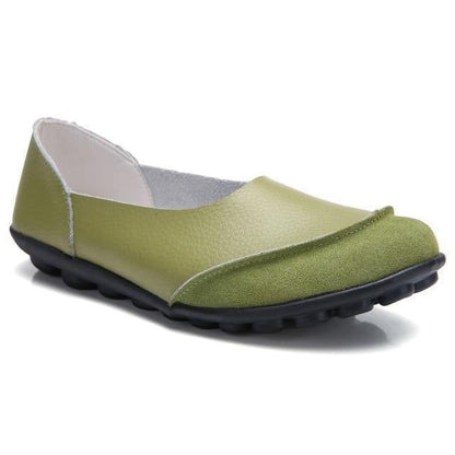 Women's Comfortable Wide Fit Suede Slip-On Loafers