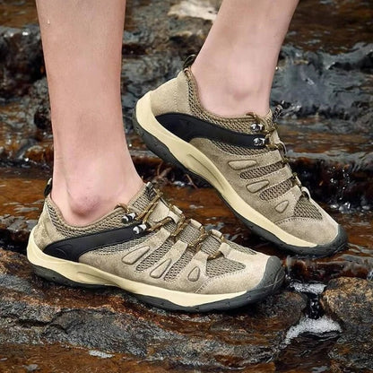 Water-Resistant Trail Shoes with Superior Grip and Ankle Stability for Women