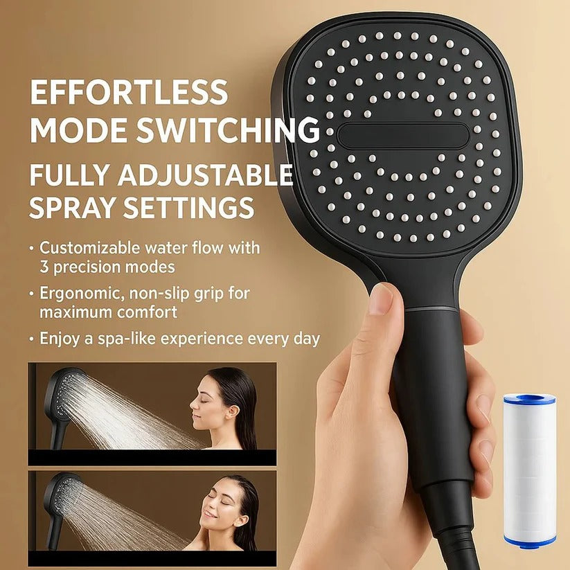 Enhanced Shower Head with Versatile Spray Settings