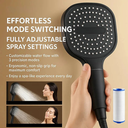 Enhanced Shower Head with Versatile Spray Settings