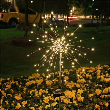 Radiant Solar Burst Garden Light with 90 or 150 LED Options