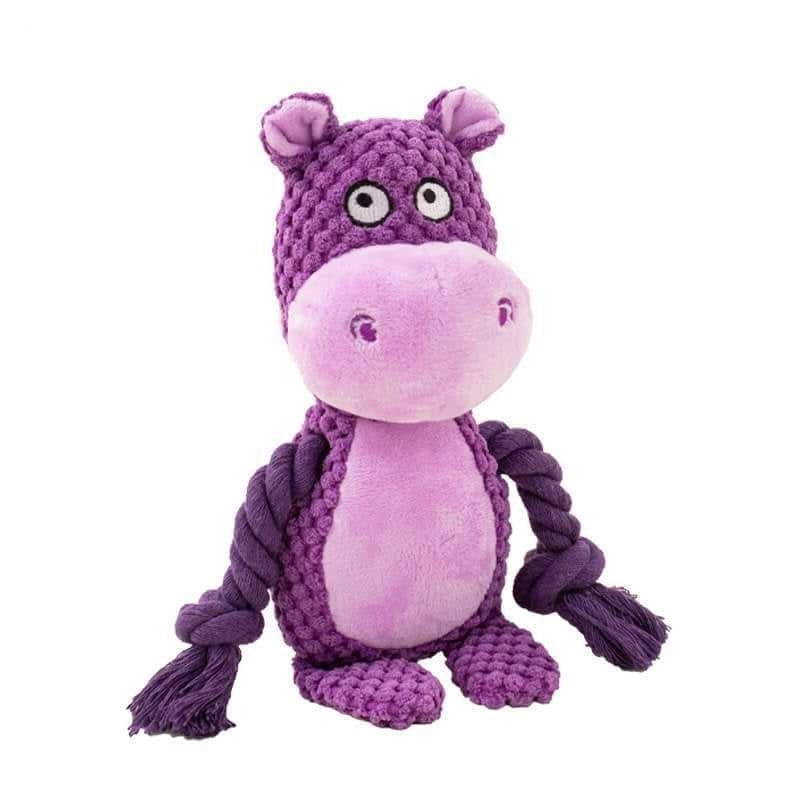 Durable Octopus Dog Chew Toy with Squeaker and Crinkle Sounds