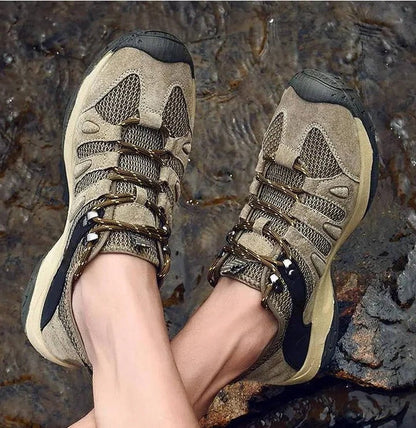 Water-Resistant Trail Shoes with Superior Grip and Ankle Stability for Women