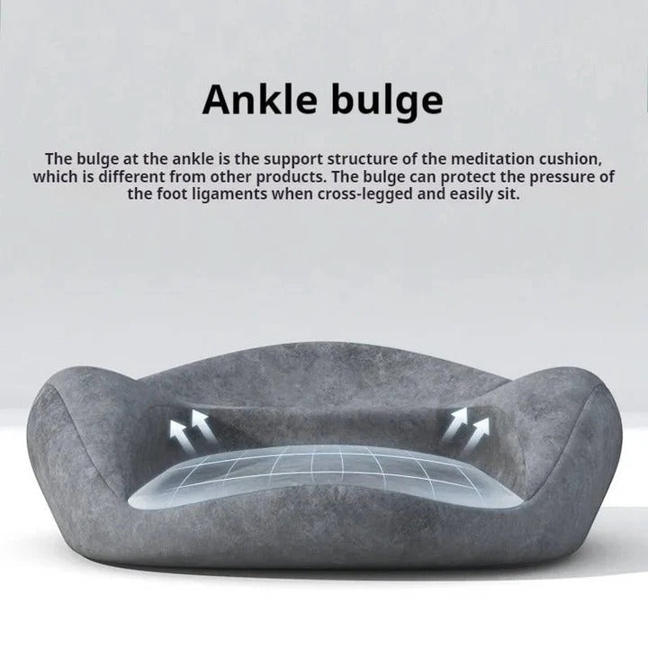 Comfortable Meditation Cushion with Adaptive Support and Washable Cover