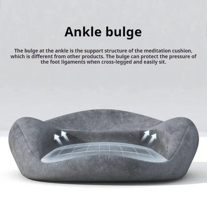 Comfortable Meditation Cushion with Adaptive Support and Washable Cover