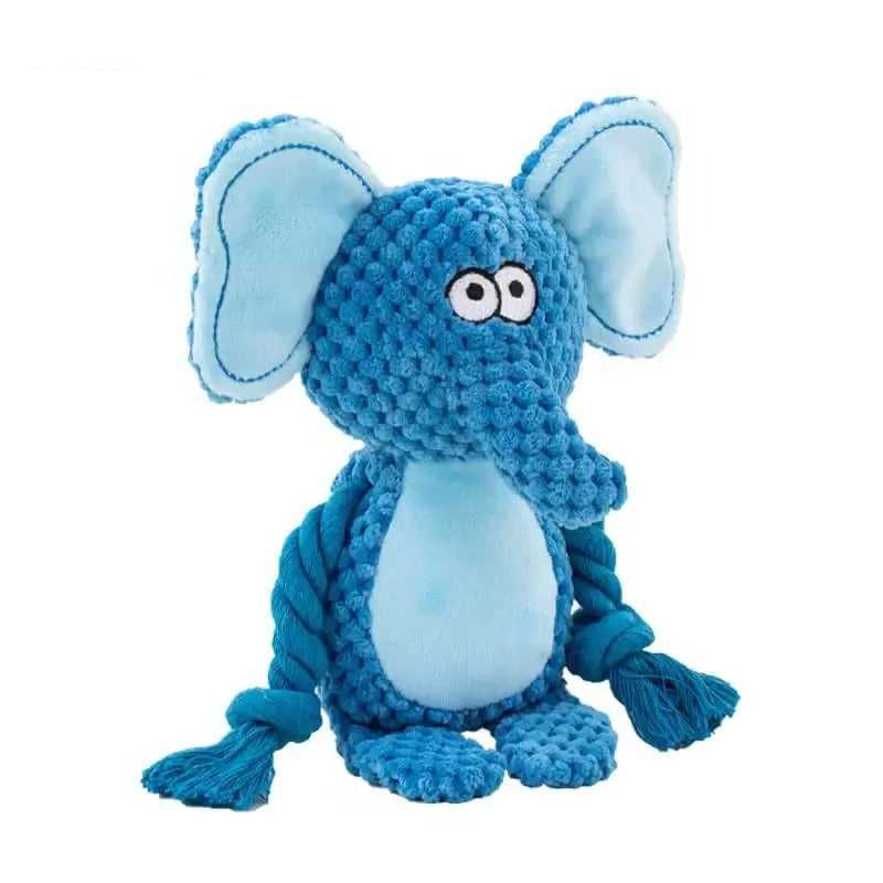 Durable Octopus Dog Chew Toy with Squeaker and Crinkle Sounds