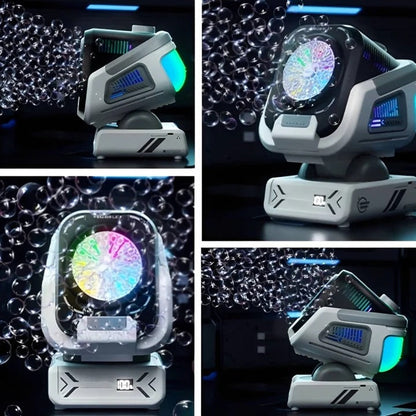 Rechargeable Bubble Blaster with Colorful Lighting Effects