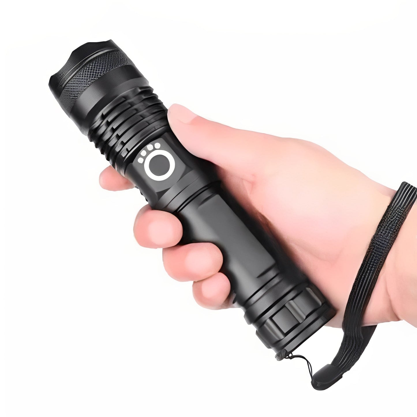 Versatile Rechargeable Torch with Zoom Functionality