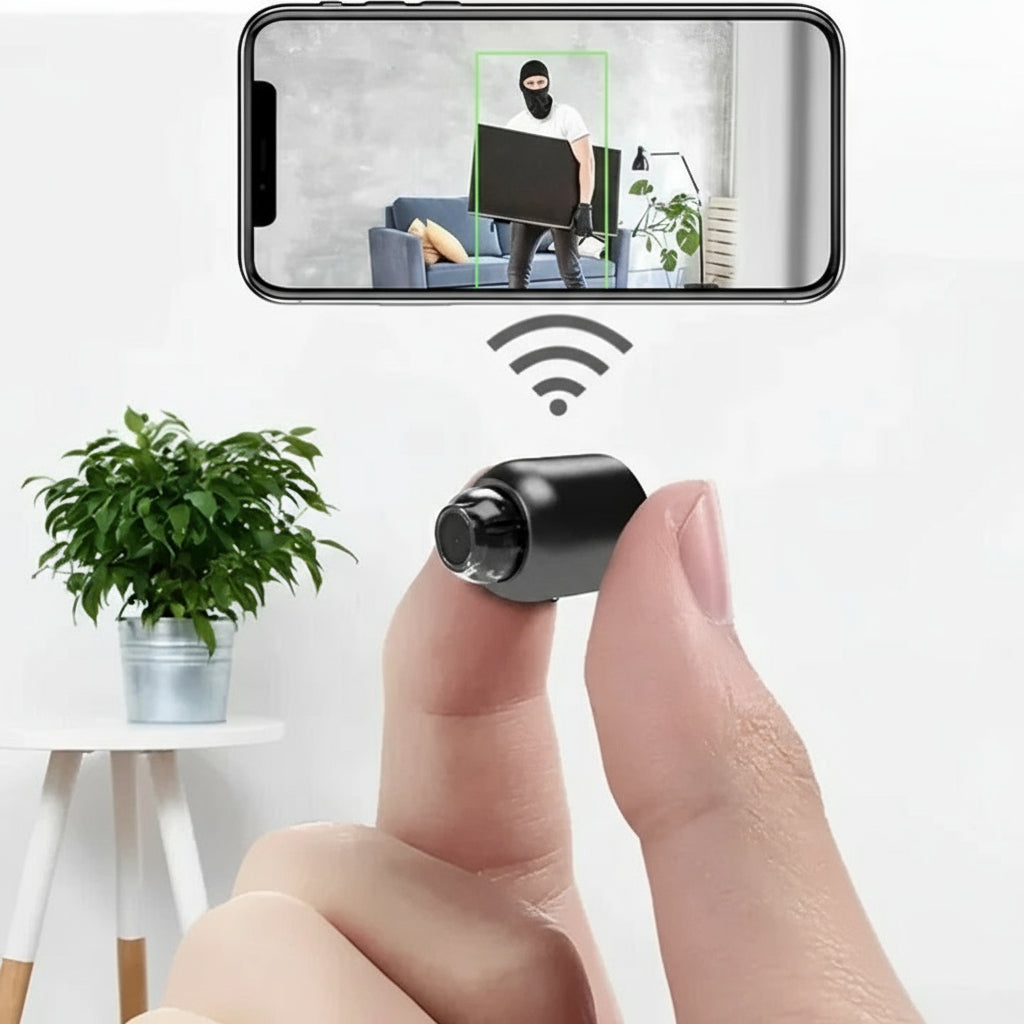 Compact WiFi Surveillance Camera for Home and Office