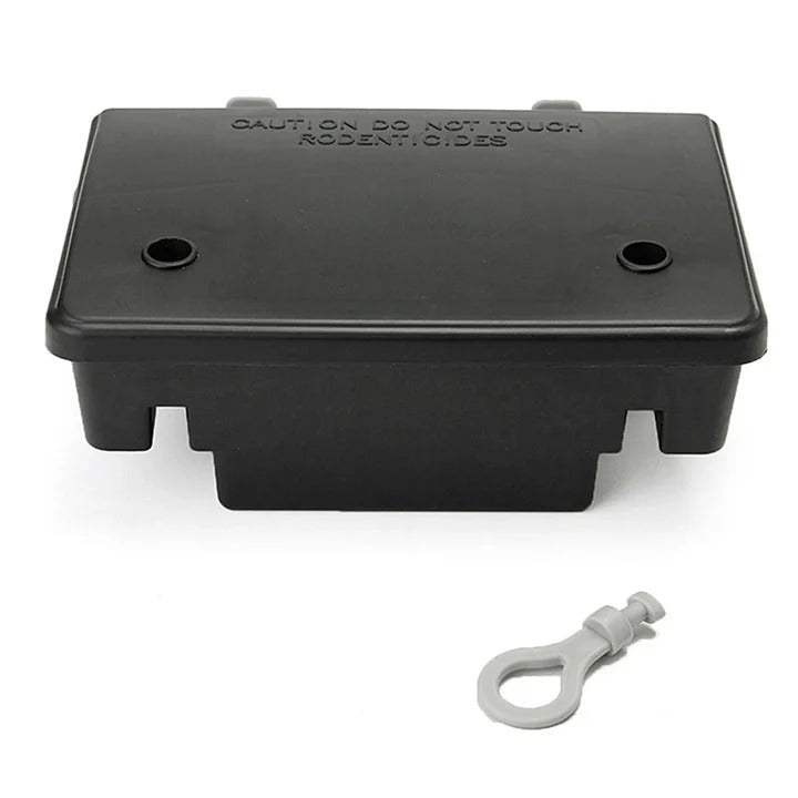Eco-Friendly Rodent Control Station with Secure Lid and Easy Clean Design