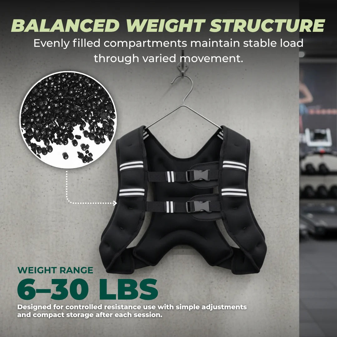 Versatile Adjustable Fitness Vest for Enhanced Workouts
