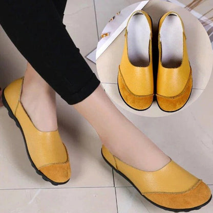 Women's Comfortable Wide Fit Suede Slip-On Loafers