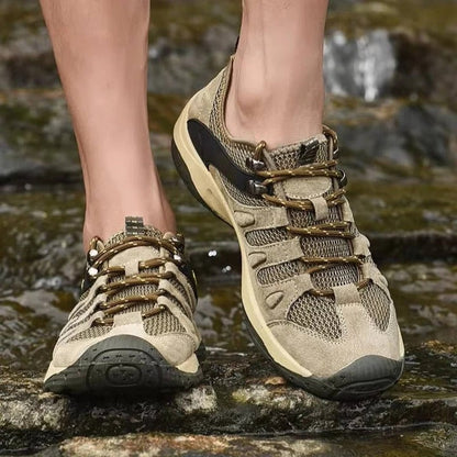 Water-Resistant Trail Shoes with Superior Grip and Ankle Stability for Women