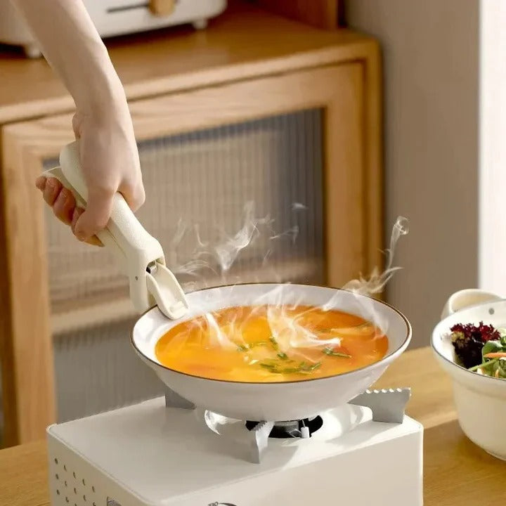 Flexible Silicone Handle Grip for Effortless Cookware Handling