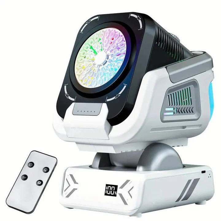 Rechargeable Bubble Blaster with Colorful Lighting Effects