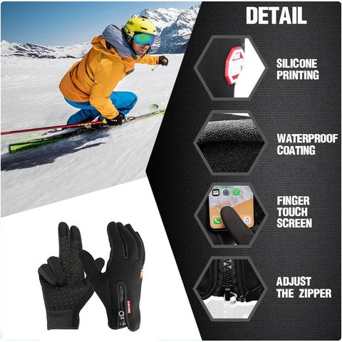 All-Season Touchscreen Gloves for Outdoor Adventures