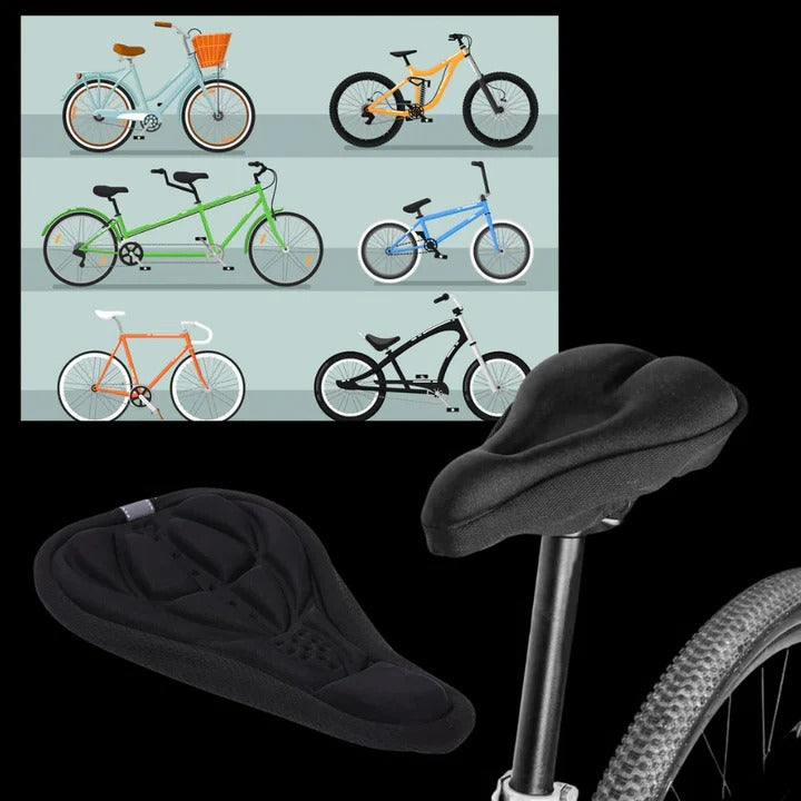 ComfortMax Gel Bicycle Seat Protector with Shock Absorption