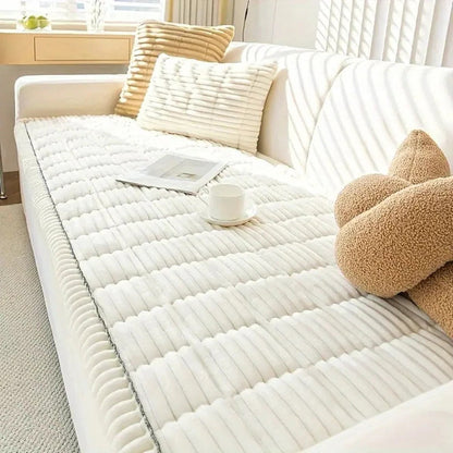 Luxurious Sofa Protector with Tailored Edges for Ultimate Coverage
