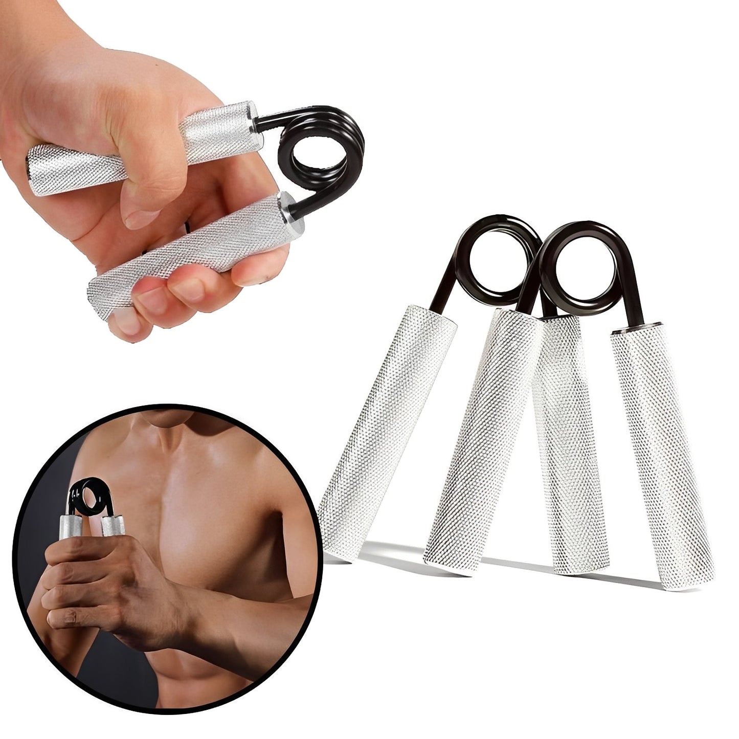 Versatile Grip Strength Trainer with Adjustable Resistance 100-350 lbs