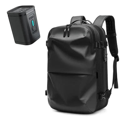 Compact Travel Backpack with Compression and Security Features