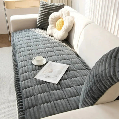 Luxurious Sofa Protector with Tailored Edges for Ultimate Coverage