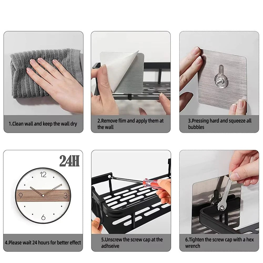 Corner Shower Organizer for Smart Bathroom Storage