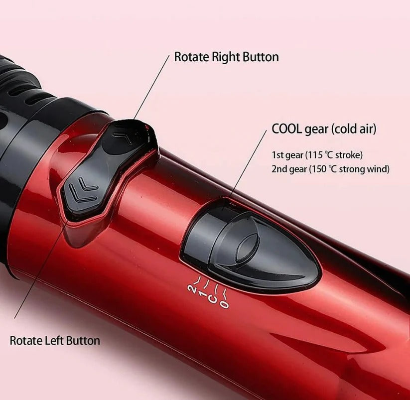 Versatile Rotating Air Styling Brush for Effortless Hair Perfection