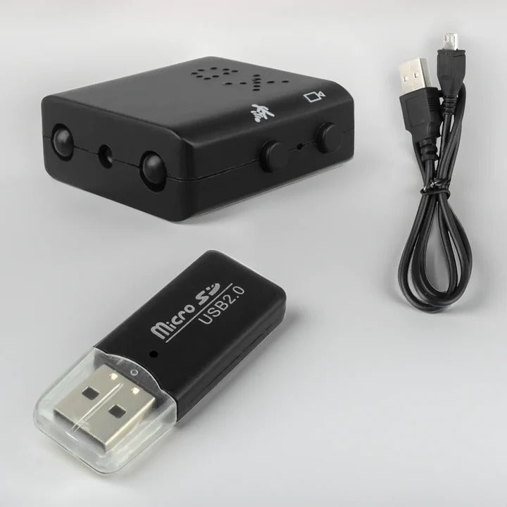 Compact Smart Video Recorder with Night Vision and Audio