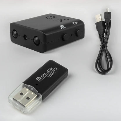 Compact Smart Video Recorder with Night Vision and Audio