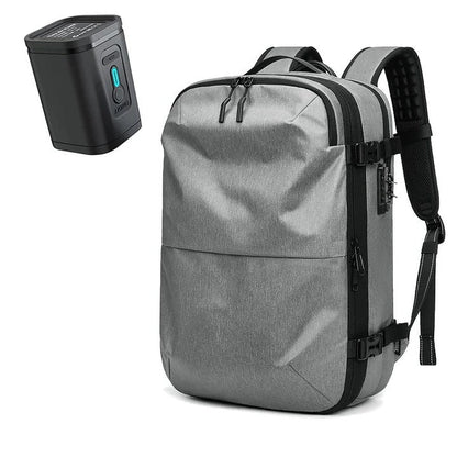 Compact Travel Backpack with Compression and Security Features