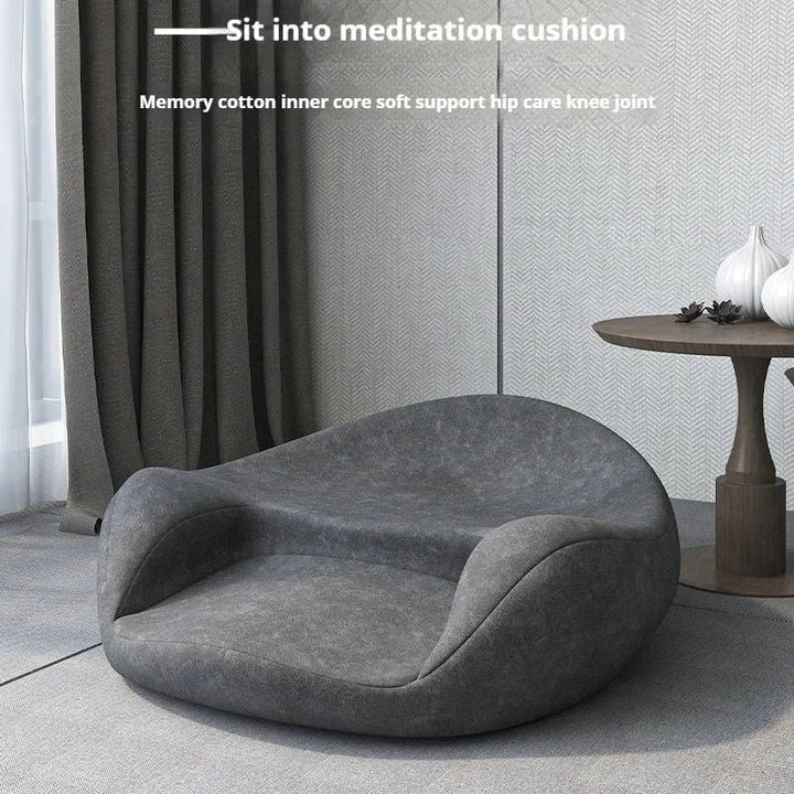 Comfortable Meditation Cushion with Adaptive Support and Washable Cover