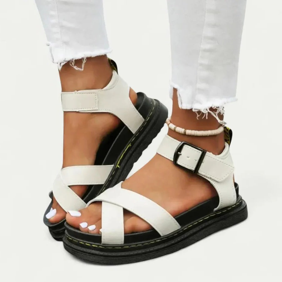 Stylish Elevation Sandals for Women with Custom Fit Buckle