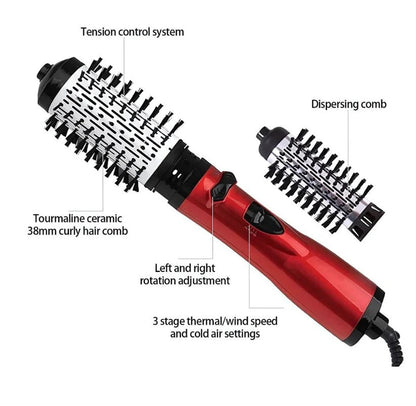 Versatile Rotating Air Styling Brush for Effortless Hair Perfection