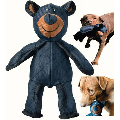 Cuddly Bear Dog Chew Toy with Fun Squeaker
