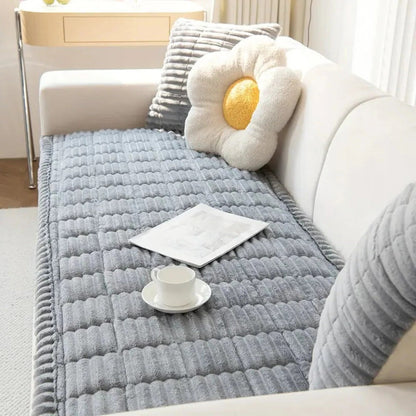 Luxurious Sofa Protector with Tailored Edges for Ultimate Coverage