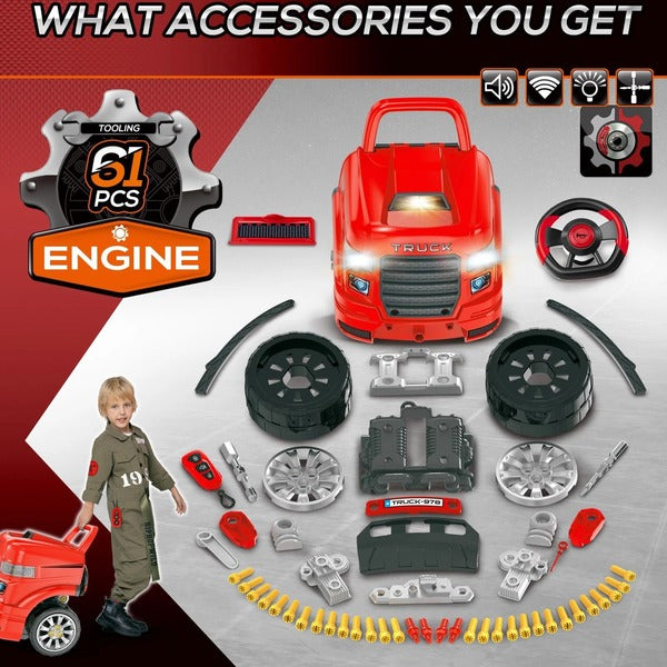 Interactive Truck Workshop Playset for Creative Kids
