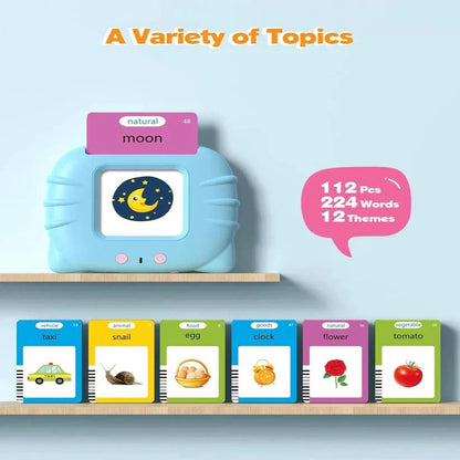 Interactive Vocabulary Card Set with 112 Cards for Kids