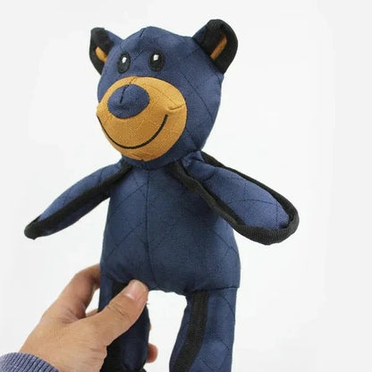 Cuddly Bear Dog Chew Toy with Fun Squeaker