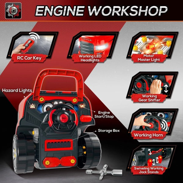 Interactive Truck Workshop Playset for Creative Kids
