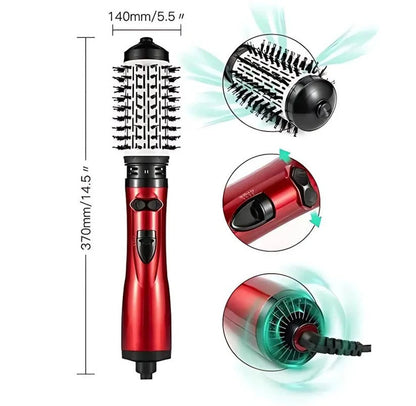 Versatile Rotating Air Styling Brush for Effortless Hair Perfection