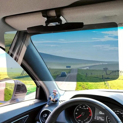 Versatile Anti-Glare Car Sun Visor Extension with Easy Clip-On Design