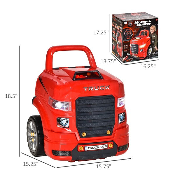 Interactive Truck Workshop Playset for Creative Kids